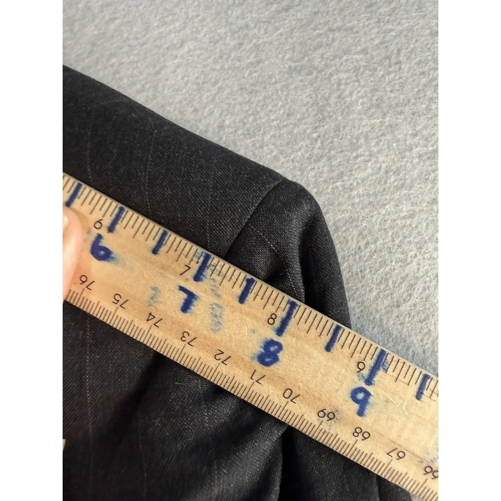 Stafford Suit Mens 48L 44x34 Gray Wool Pinstripe 2 Piece Jacket‎ Pants Classic